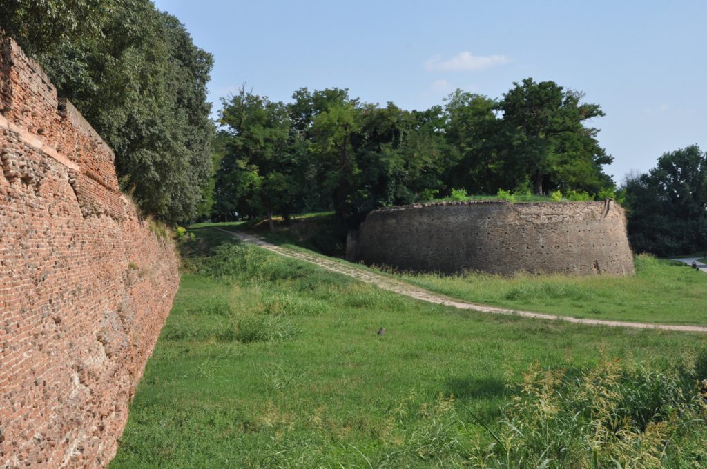 Die Stadtmauer von Ferrara Emilia Romagna