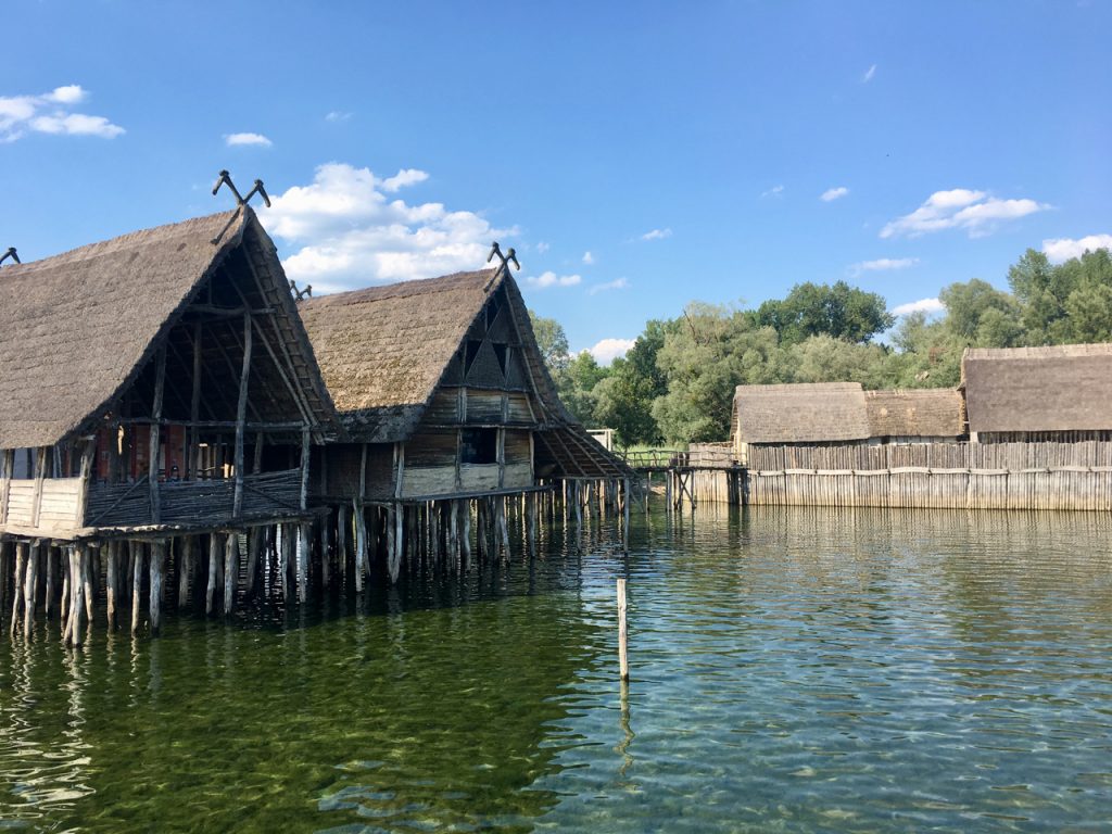 Pfahlbauten in Unteruhldingen am Bodensee