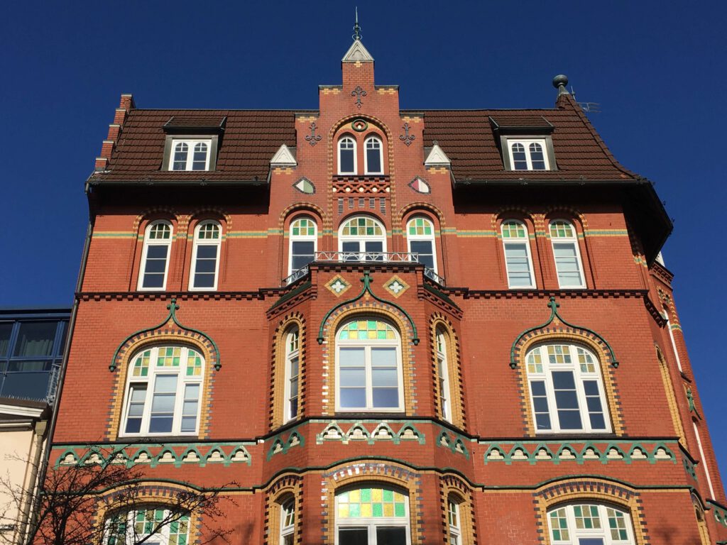 Backstein Haus im Zentrum von Bergedorf bei Hamburg